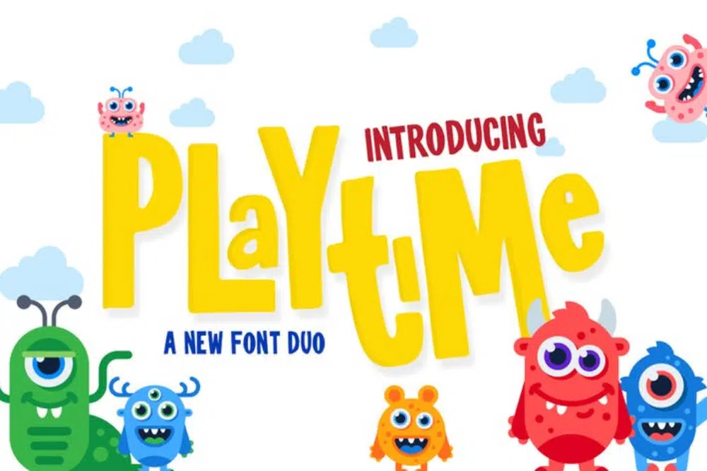 Melhores fontes de quadrinhos para designers: Playtime