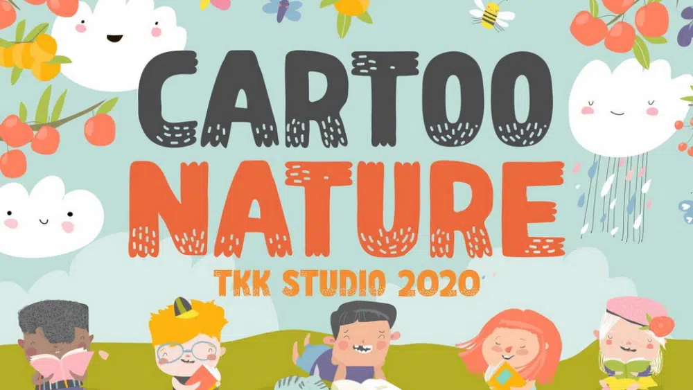 Font Komik terbaik untuk desainer: CartoNature