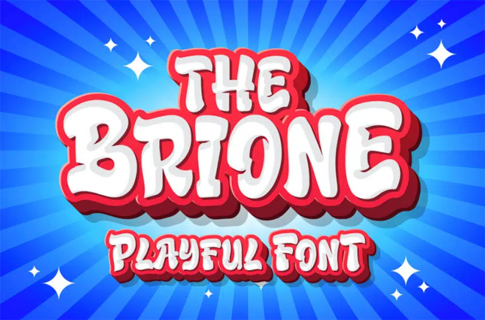 I migliori font per fumetti per designer: Brione