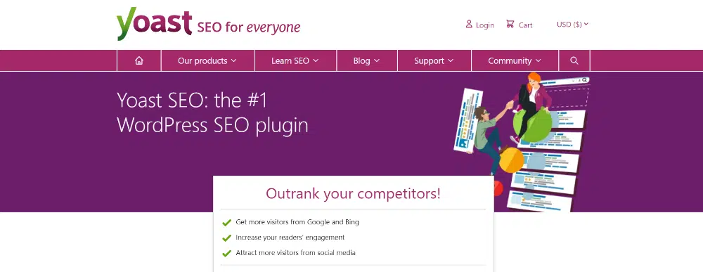 Website-Tools, die Sie vor dem Start Ihrer Website verwenden sollten: Yoast SEO