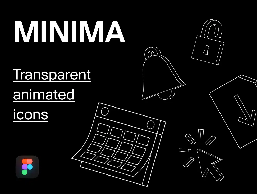 适合您收藏的线条设计图标集：Minima