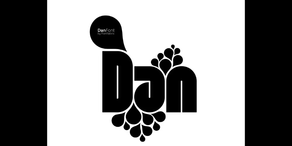 デザイナーのための無料の工業用フォント：Dan