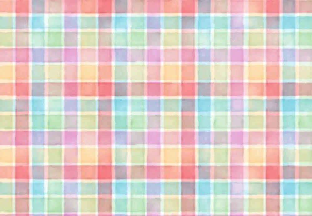 Kostenlose schöne Aquarell-Texturen und -Muster für Designer: Aquarell-Plaid-Quadrate-Muster