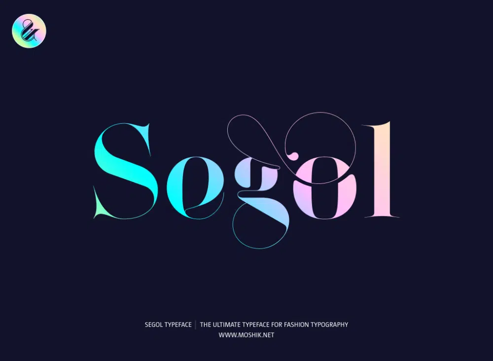 時尚行業設計師的迷人字體：Segol