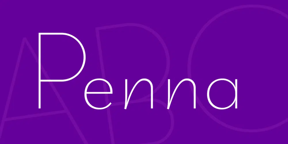 Glamourous Fonts للمصممين العاملين في صناعة الأزياء: Penne