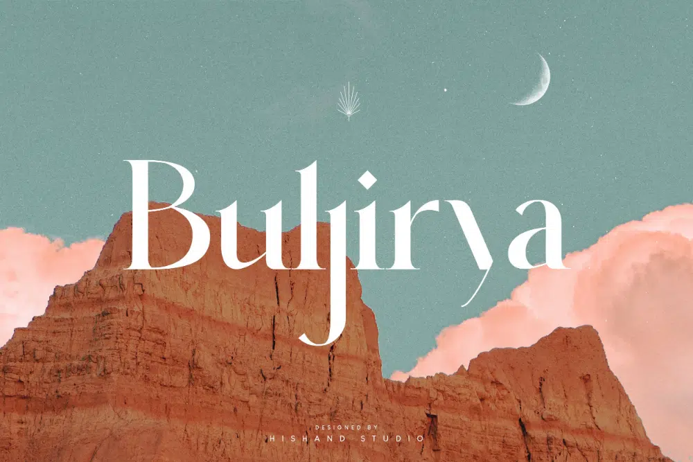 แบบอักษรหรูหราสำหรับนักออกแบบที่ทำงานในอุตสาหกรรมแฟชั่น: Bulga