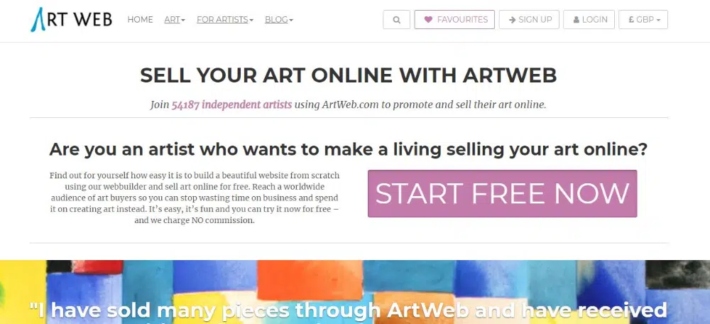 Situs Web Terbaik untuk Menjual Aset Desain Grafis Anda: Art Web