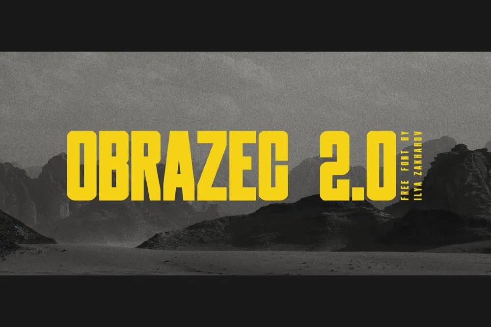 パンフレットとチラシに最適なフォント：Obrazeg