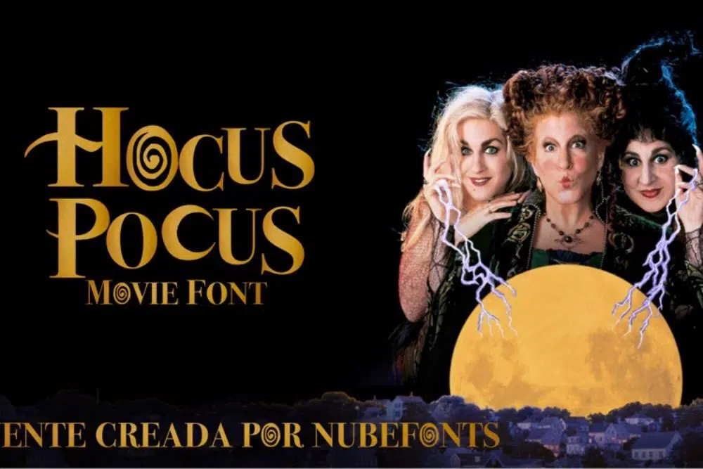 Бесплатные кинематографические шрифты для видео: Hocus Focus