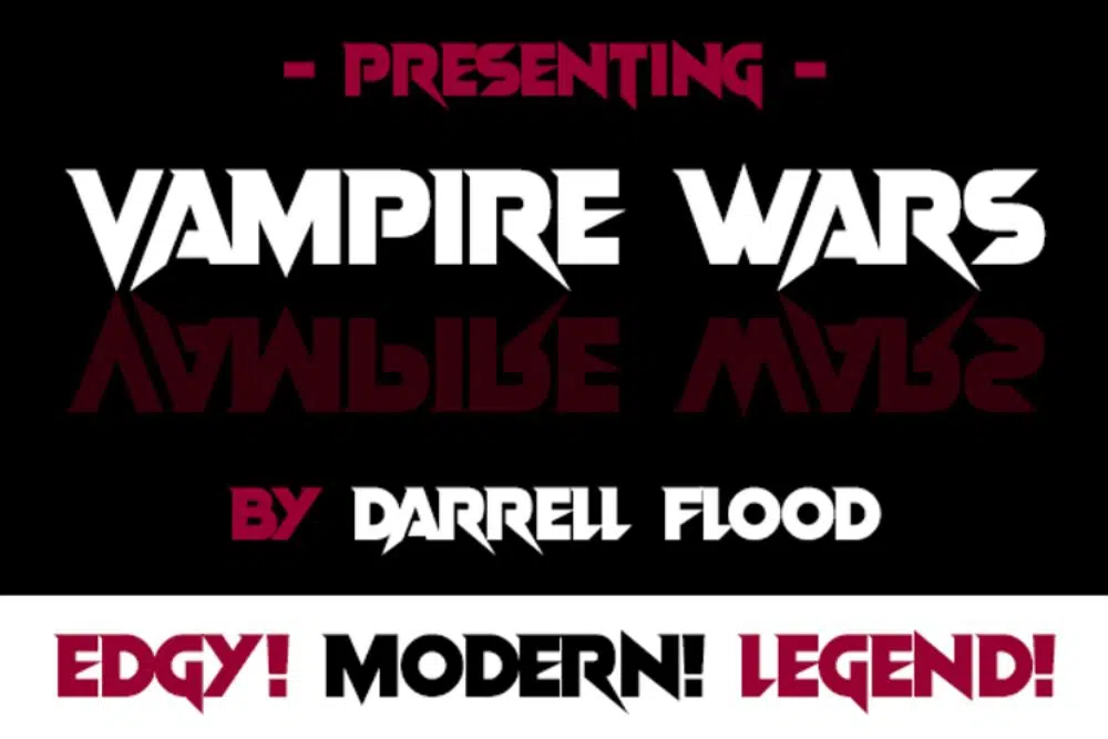 Polices cinématographiques gratuites pour les vidéos : Vampire Wars