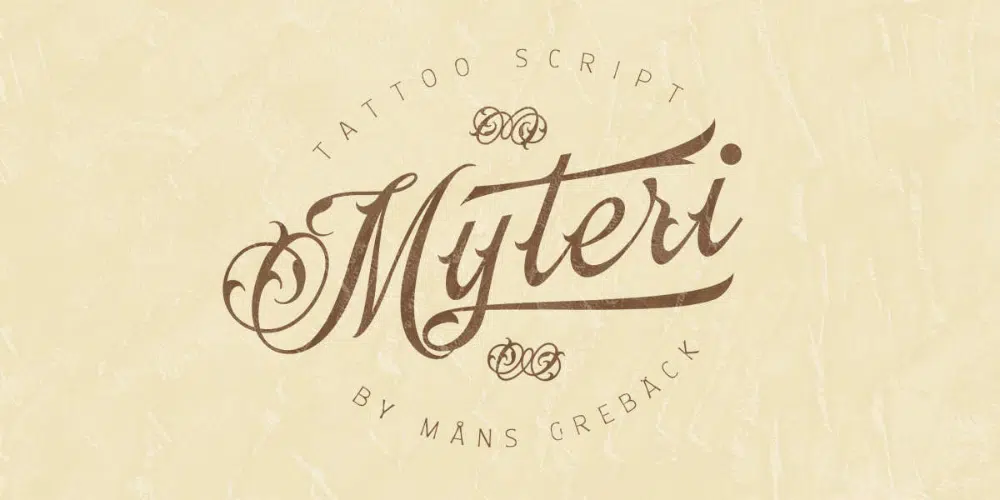 Font cinematografici gratuiti per i video: Godfather Myteri