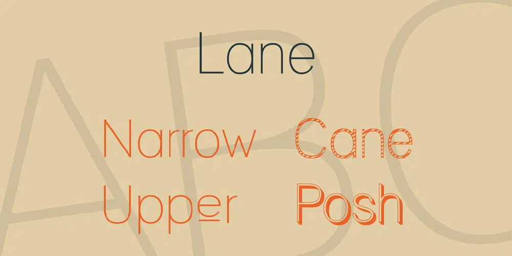 Font yang Paling Banyak Digunakan untuk Merancang Brosur: Lane