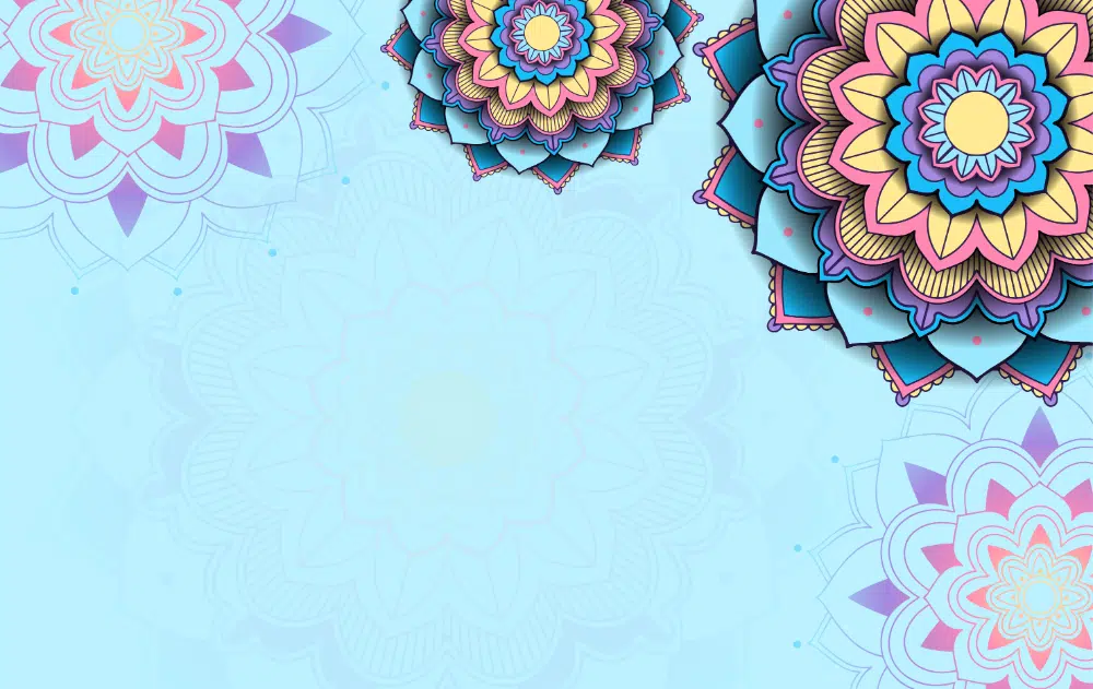 Kostenlose Mandala-Designs: Mandala-Hintergrund