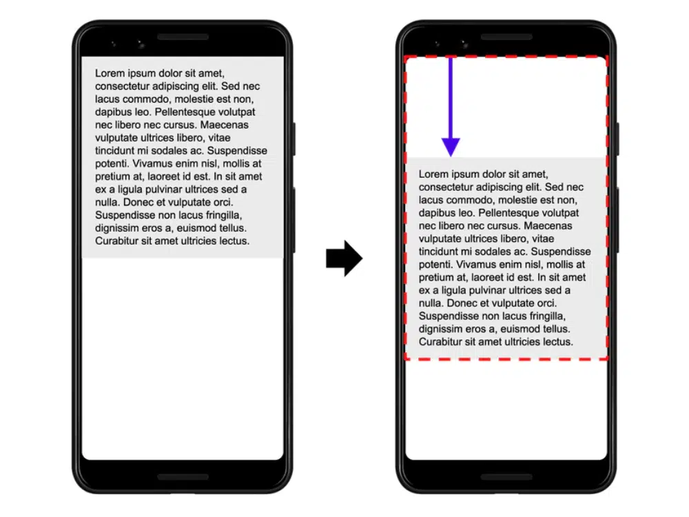 Verstehen der kumulativen Layoutverschiebung und Optimieren Ihrer Website dafür: Web Vitals: CLS Distance Fraction