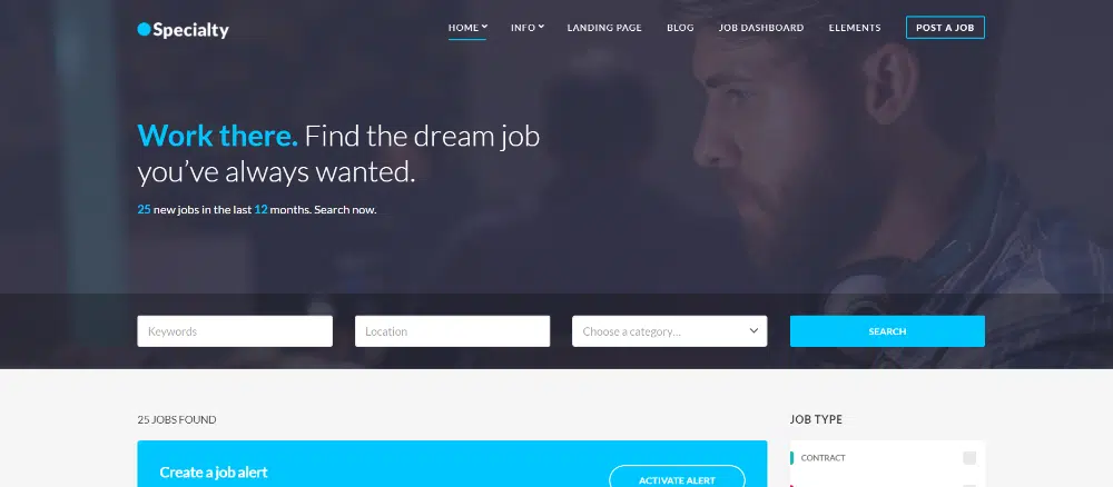 Cele mai bune teme WordPress pentru Job Board din 2021: Specialitate