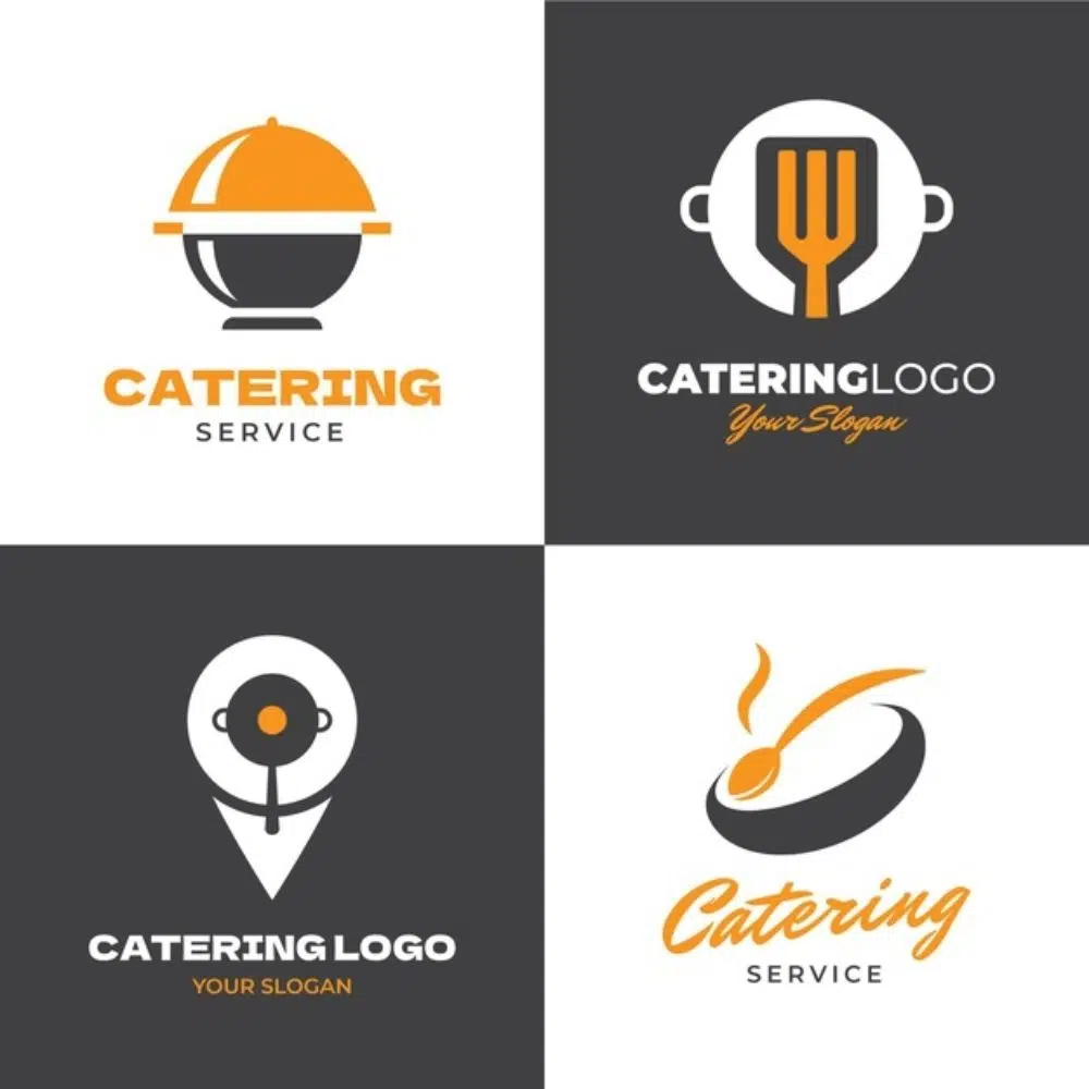 Modelos Gratuitos de Logo de Comida Altamente Úteis: Logotipo de Catering