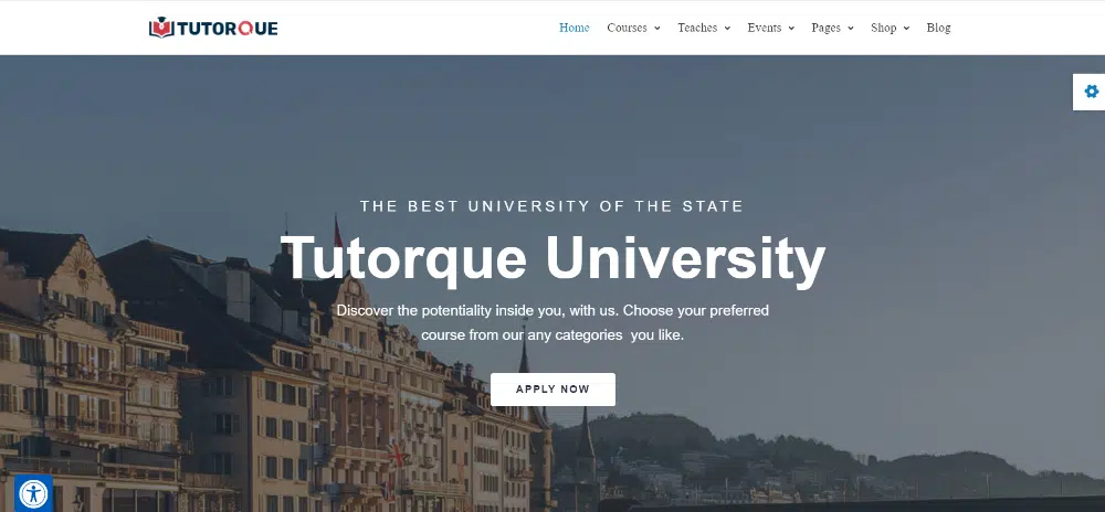 ธีม WordPress ที่ยอดเยี่ยมสำหรับวิทยาลัยและมหาวิทยาลัย: Tutorque