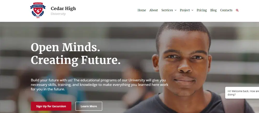 Fantastische WordPress-Themes für Hochschulen und Universitäten: Cedar High