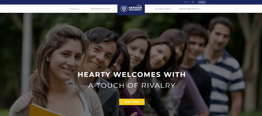 Impresionantes temas de WordPress para colegios y universidades: Sayidan