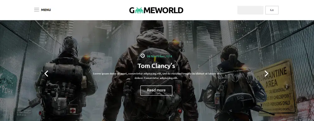 Темы WordPress для разработчиков игр: GameWorld