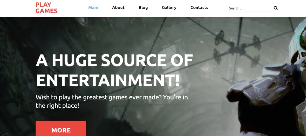 WordPress-Themes für Spieleentwickler: Spiele spielen