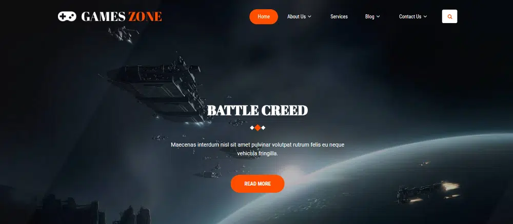 Thèmes WordPress pour les développeurs de jeux : Game Zone