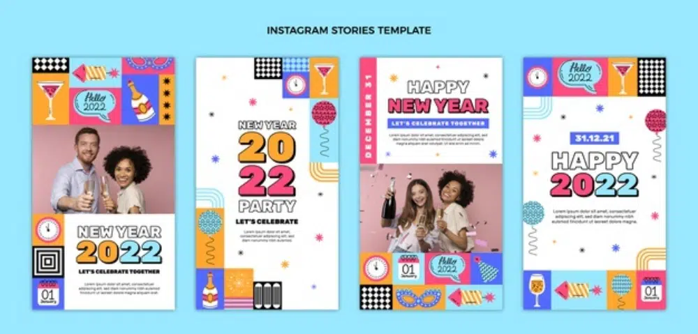 11. Freepik : modèle d'histoires Instagram pour enfants