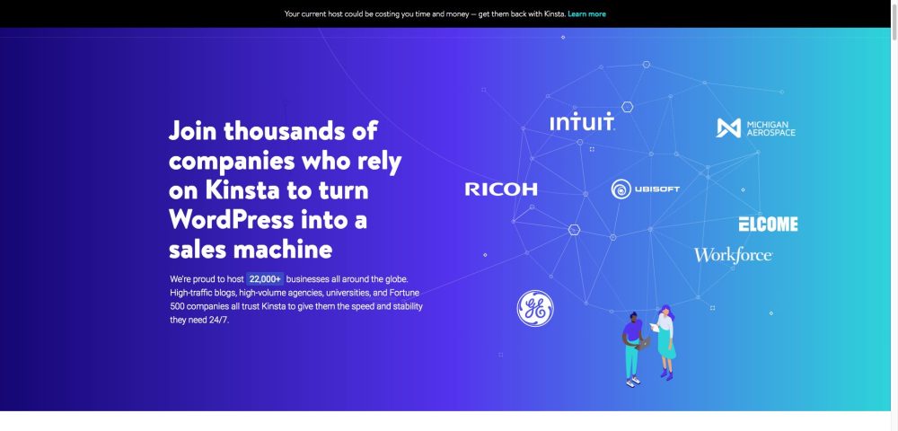 Kinsta WordPress Hosting Client List