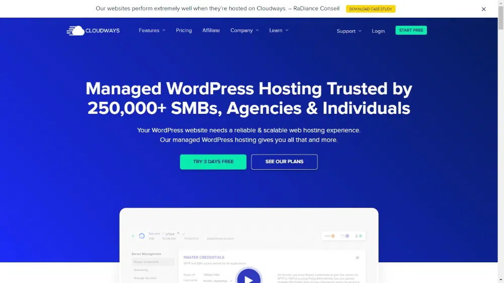 Cloudways：最佳 WordPress 託管服務提供商