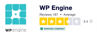 WP Engine Trustpilot 评论