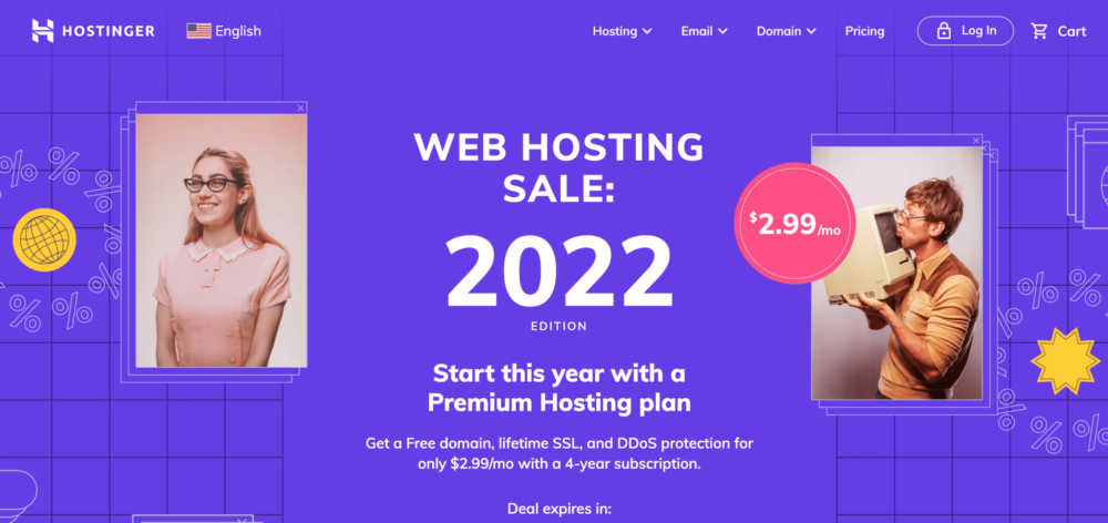 Hostinger: أفضل مزودي استضافة WordPress