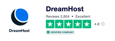 DreamhostTrustpilotレビュー