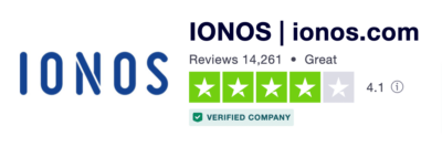 Ionos Trustpilot 評論