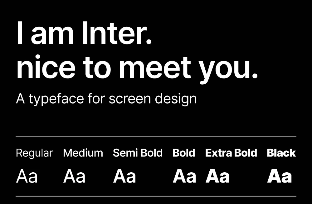 Inter - веб-безопасный шрифт