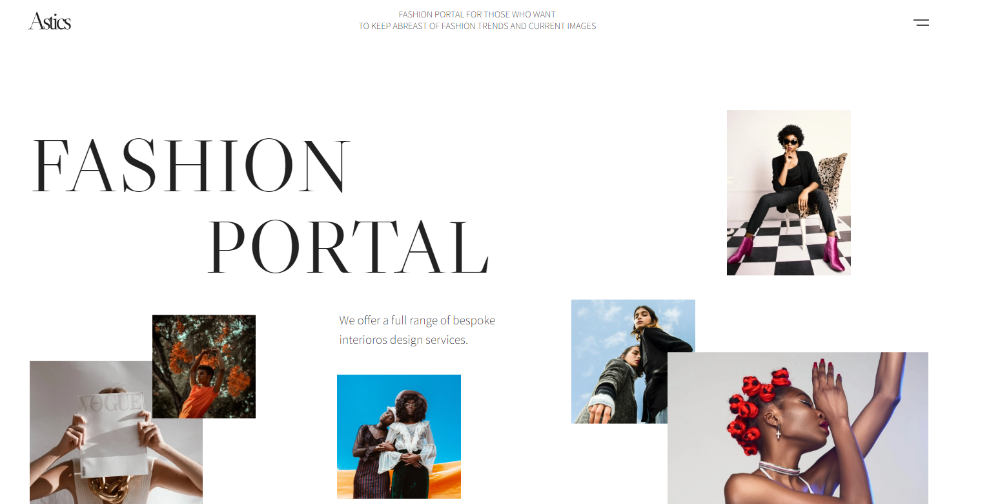 Temas WordPress de Marcas de Vestuário: Astics - Tema WordPress High Fashion Portal