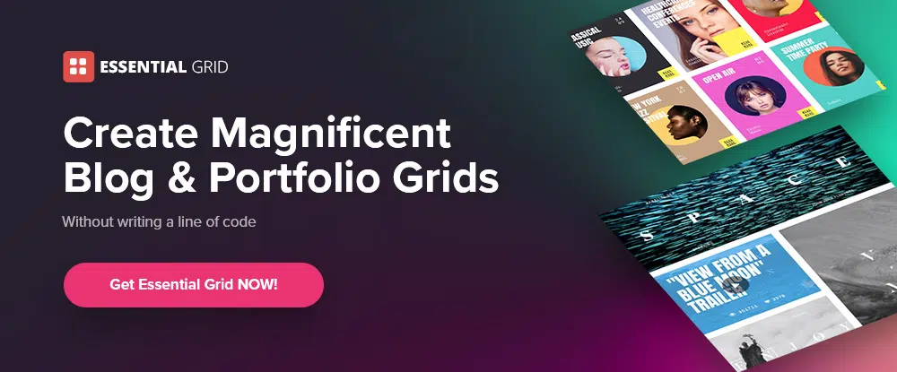 9. Essential Grid - สำหรับ Blog & Portfolio Grids: แหล่งข้อมูลสำหรับนักออกแบบเว็บไซต์เพื่อปรับปรุงเวิร์กโฟลว์