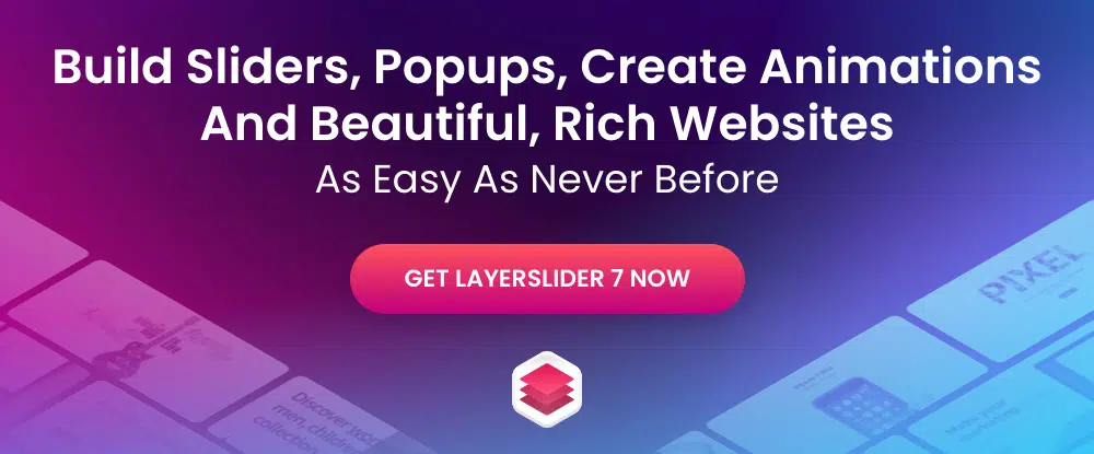 10. LayerSlider - Animation & Site Building WP Tool : Ressources pour les concepteurs Web pour améliorer le flux de travail