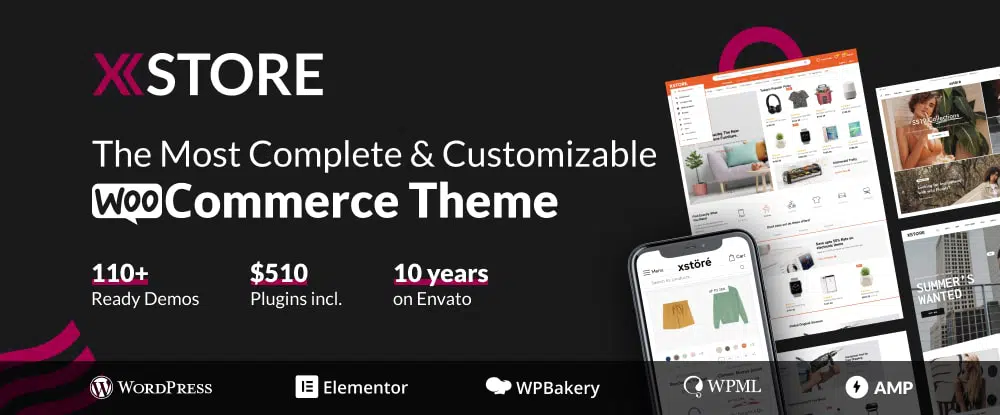 12. XStore – Bestes WP WooCommerce-Theme für E-Commerce: Ressourcen für Webdesigner zur Verbesserung des Workflows