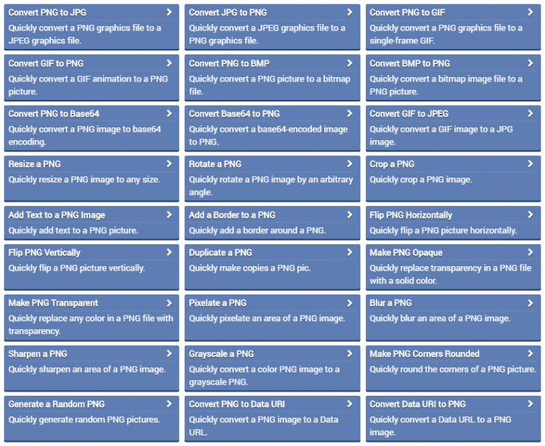 Обзор онлайн-инструментов PNG: коллекция полезных утилит для редактирования изображений 2