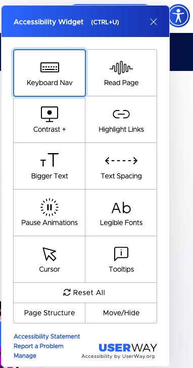 สถานการณ์ Userway: ทบทวนวิดเจ็ตและการตรวจสอบ 1