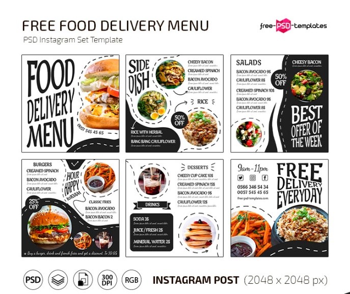 30 meilleurs modèles de restaurant gratuits pour Photoshop en 2020 12