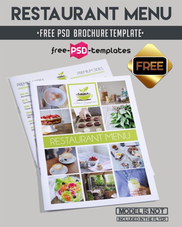 30 Template Restoran Gratis Terbaik untuk Photoshop pada tahun 2020 21