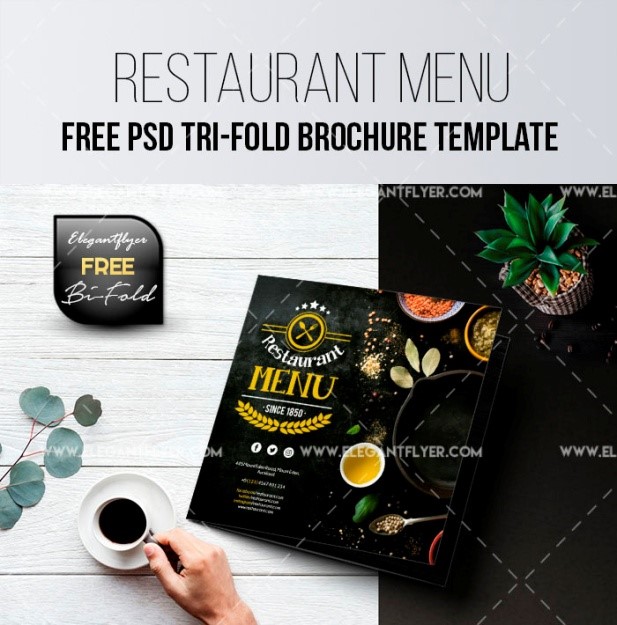 Cele mai bune 30 de șabloane gratuite de restaurante pentru Photoshop în 2020 2