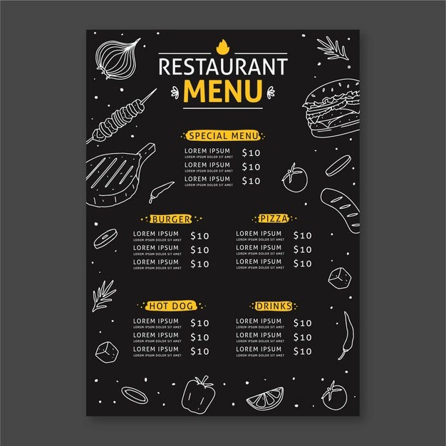 30 Template Restoran Gratis Terbaik untuk Photoshop pada tahun 2020 25