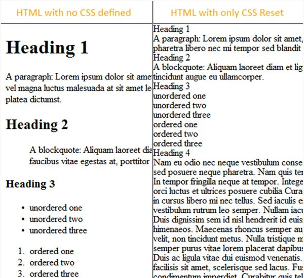 Practice CSS Reset Rules