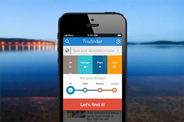 Trip finder app