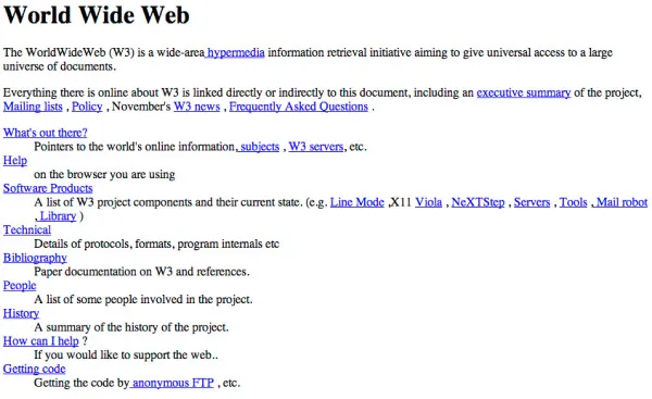 Websites Would Look The Same As They Did In The Early 90s