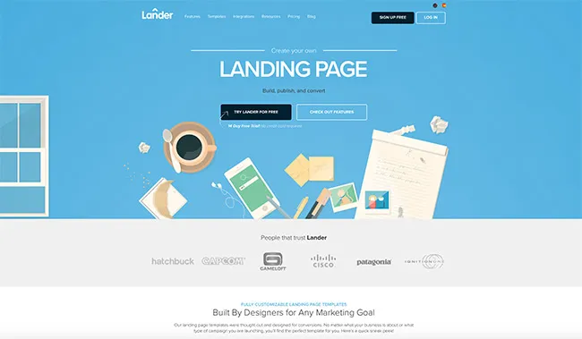 Landing Pages by Lander