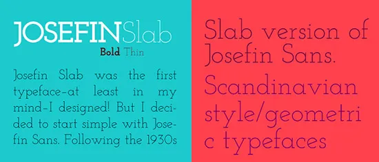 Josefin Slab