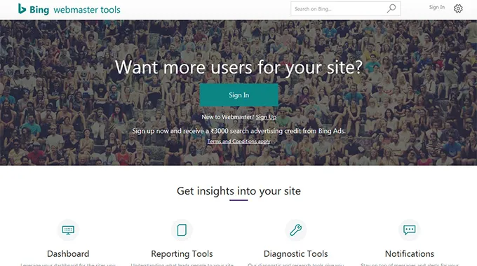 Bing Webmaster Tools